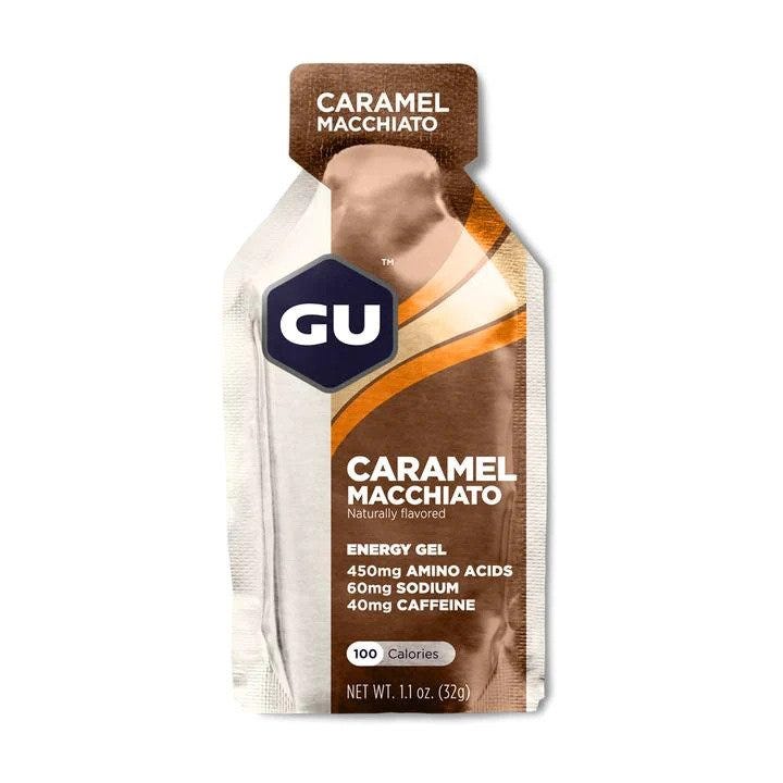 GU Caramel Macchiato Caffeinated Energy Gel 32g