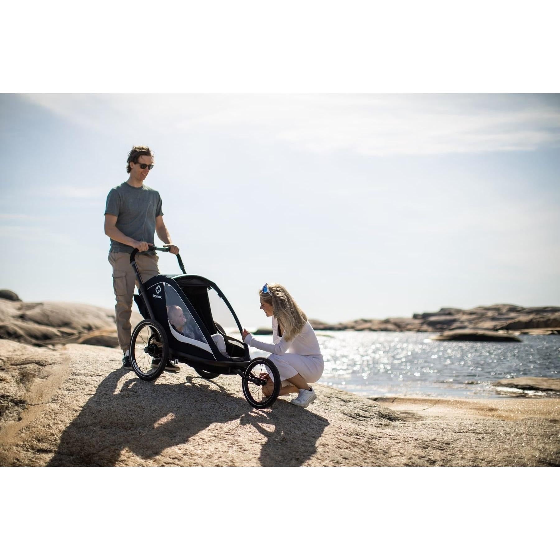 Hamax Breeze One Child Trailer Navy