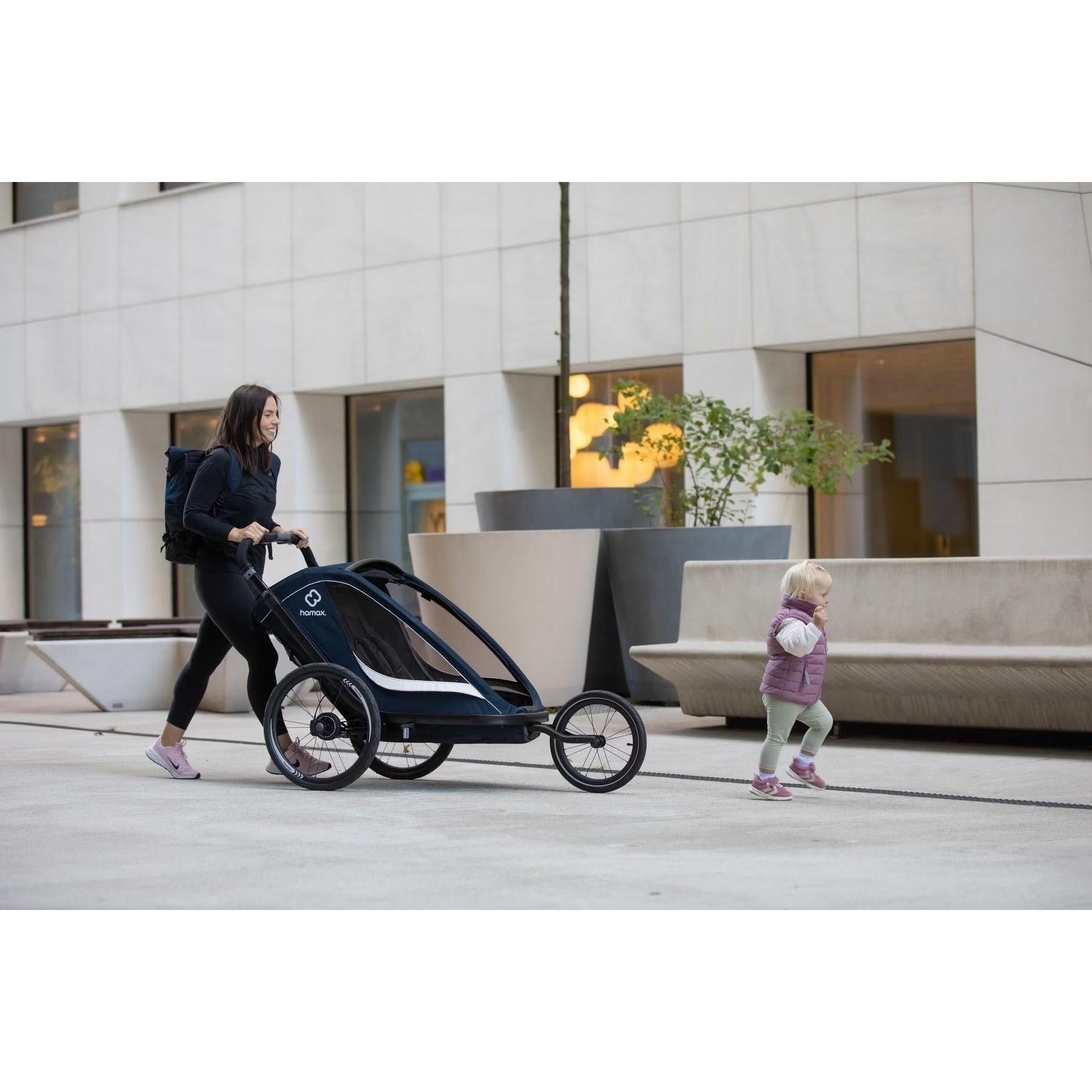 Hamax Breeze One Child Trailer Navy