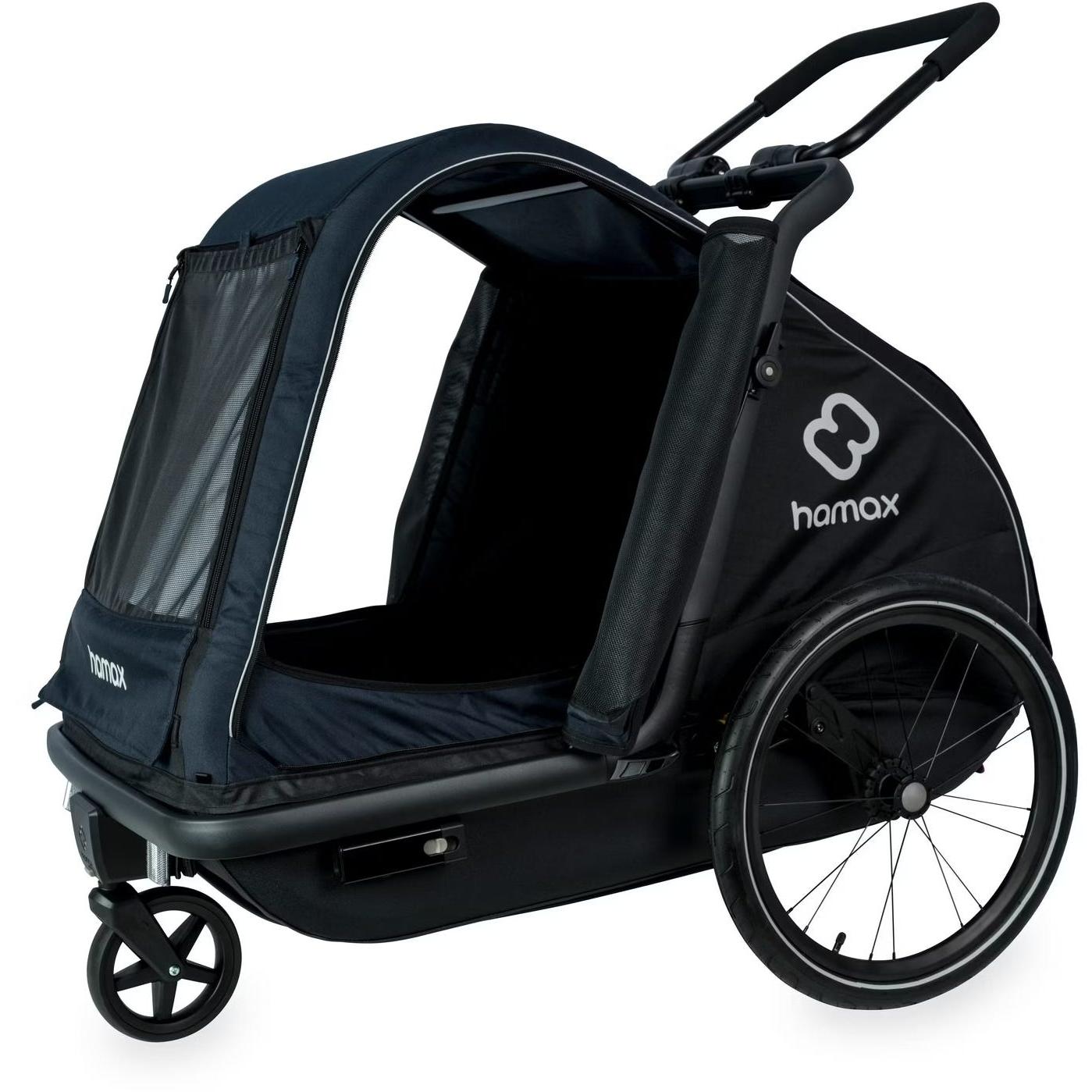Hamax Pluto Dog Trailer Large Navy/Black