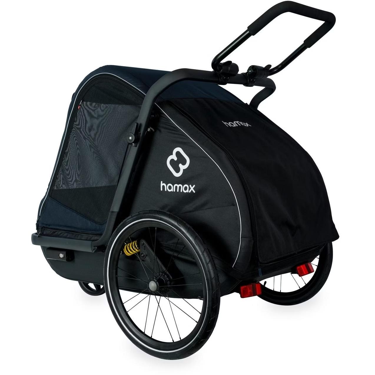 Hamax Pluto Dog Trailer Large Navy/Black