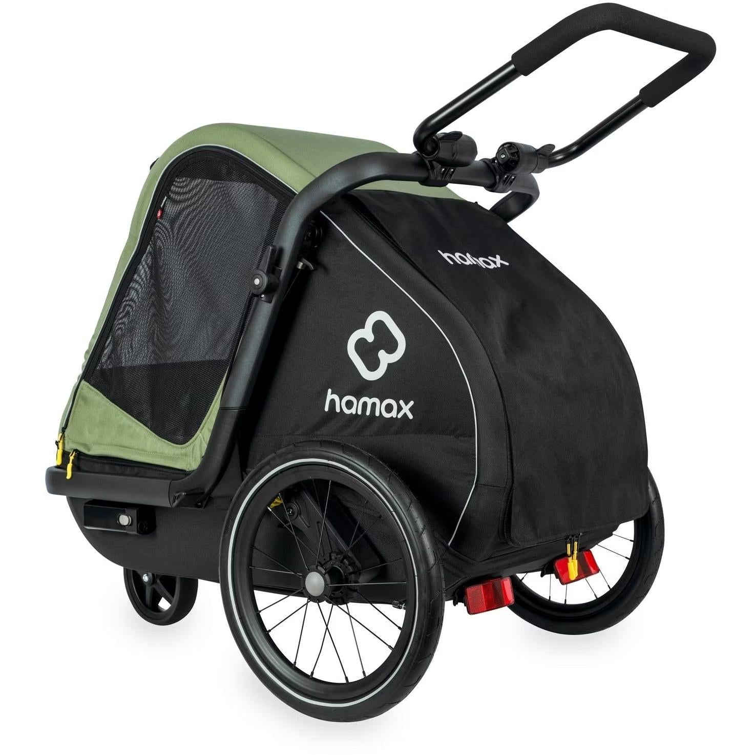 Hamax Pluto Dog Trailer Medium Green/Black