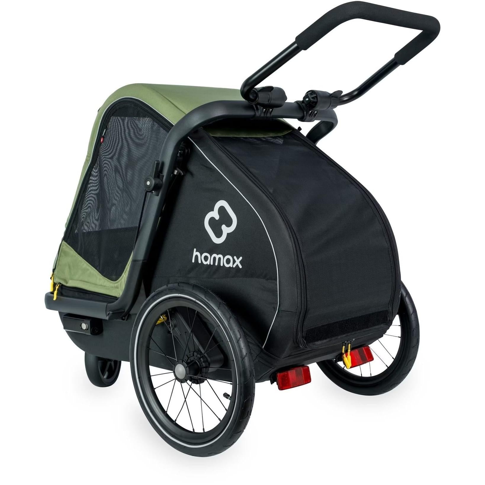 Hamax Pluto Dog Trailer Medium Green/Black