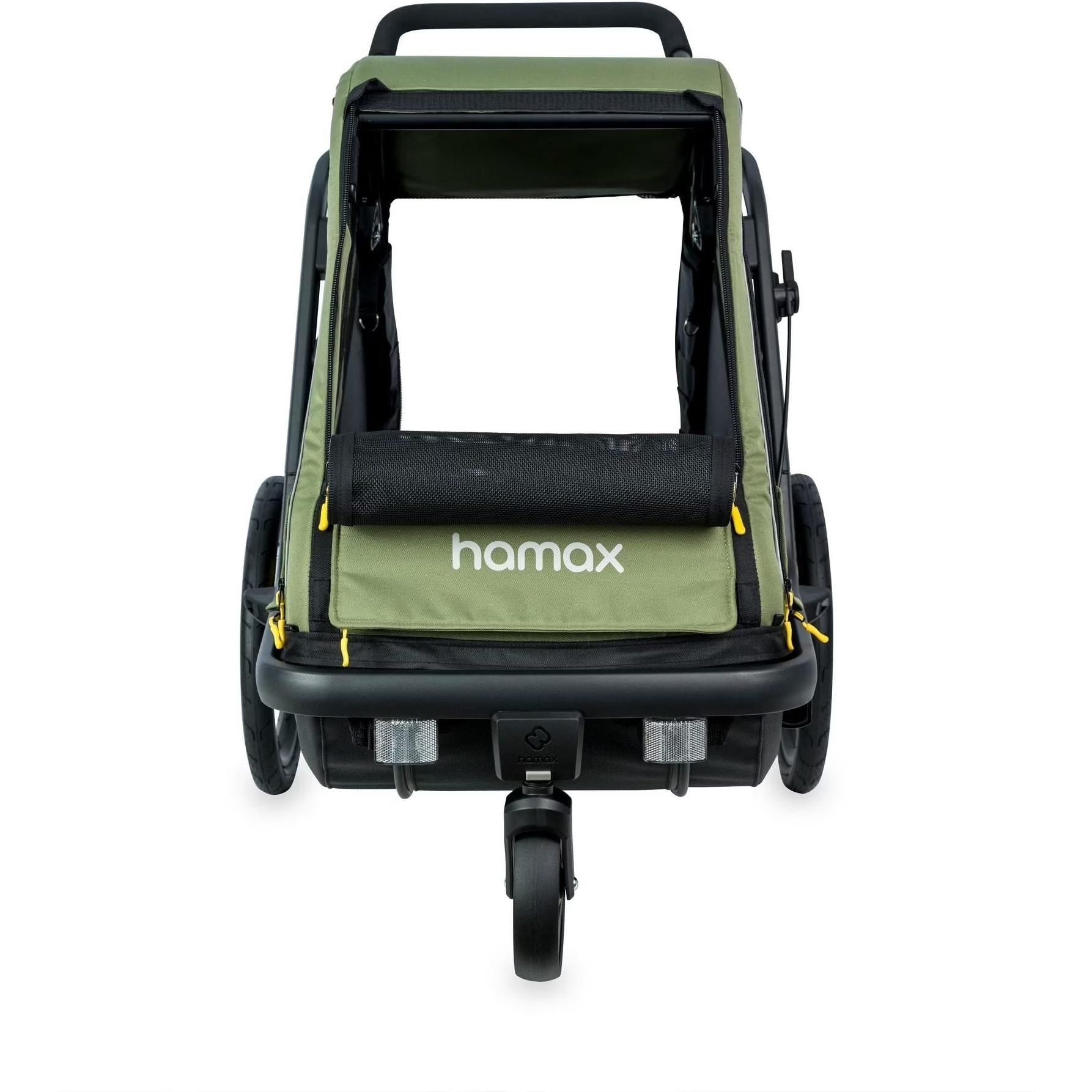 Hamax Pluto Dog Trailer Medium Green/Black