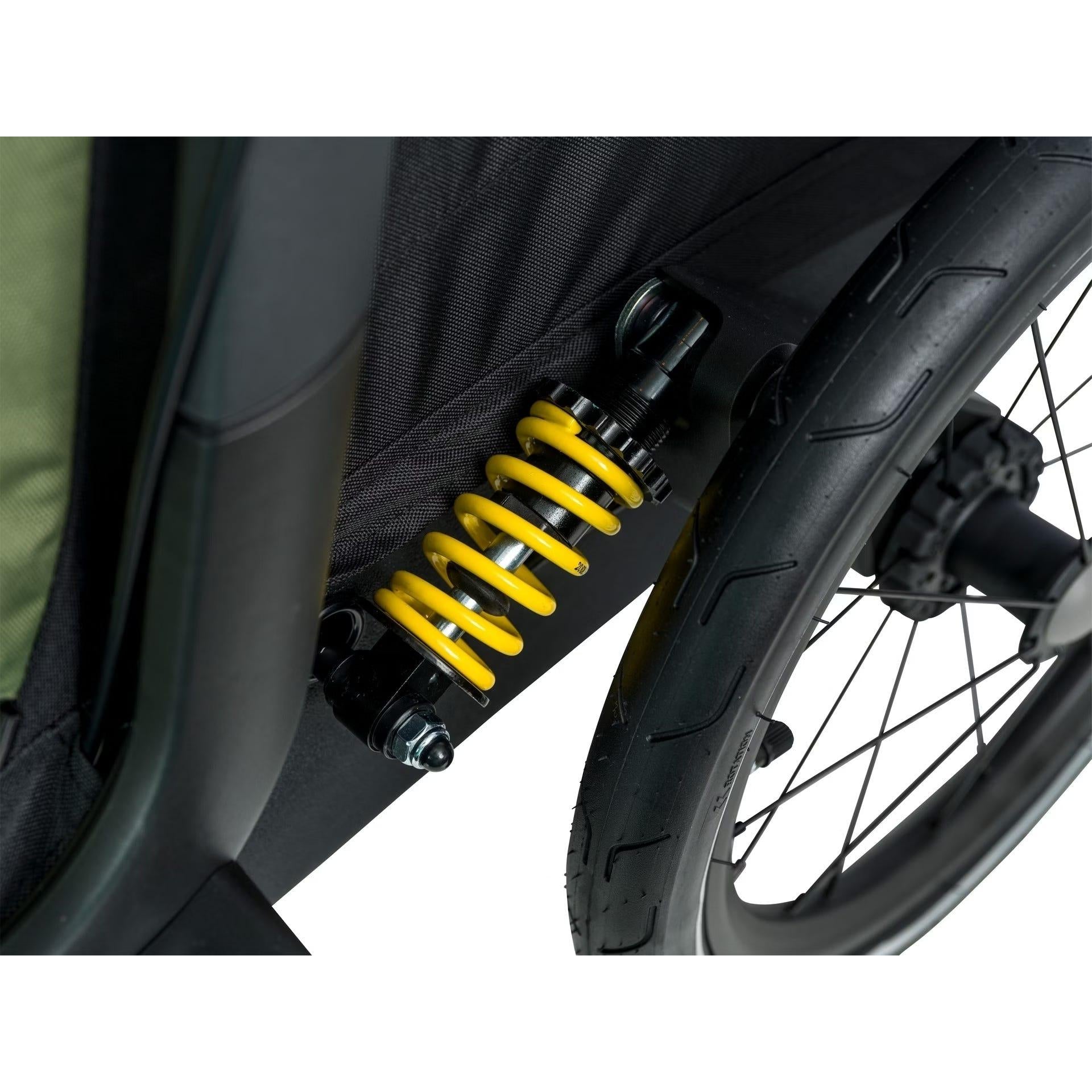 Hamax Pluto Dog Trailer Medium Green/Black