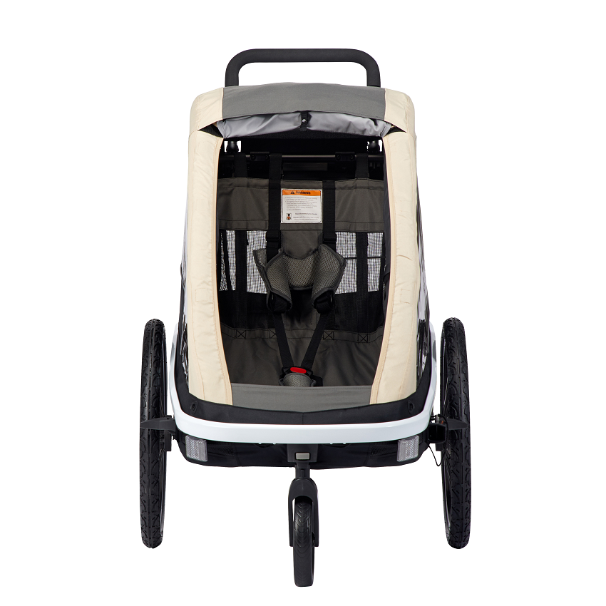 Hamax Avenida One Trailer For 1 Child Coffee