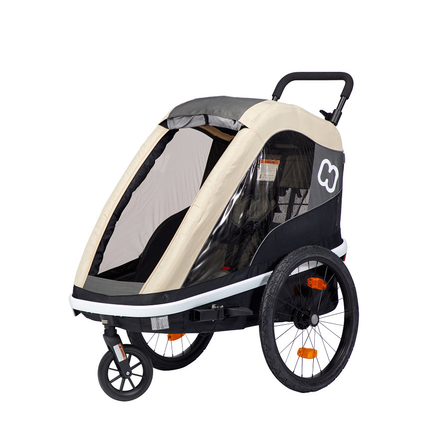 Hamax Avenida One Trailer For 1 Child Coffee
