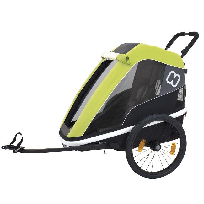 Hamax Avenida One Trailer For 1 Child Lime