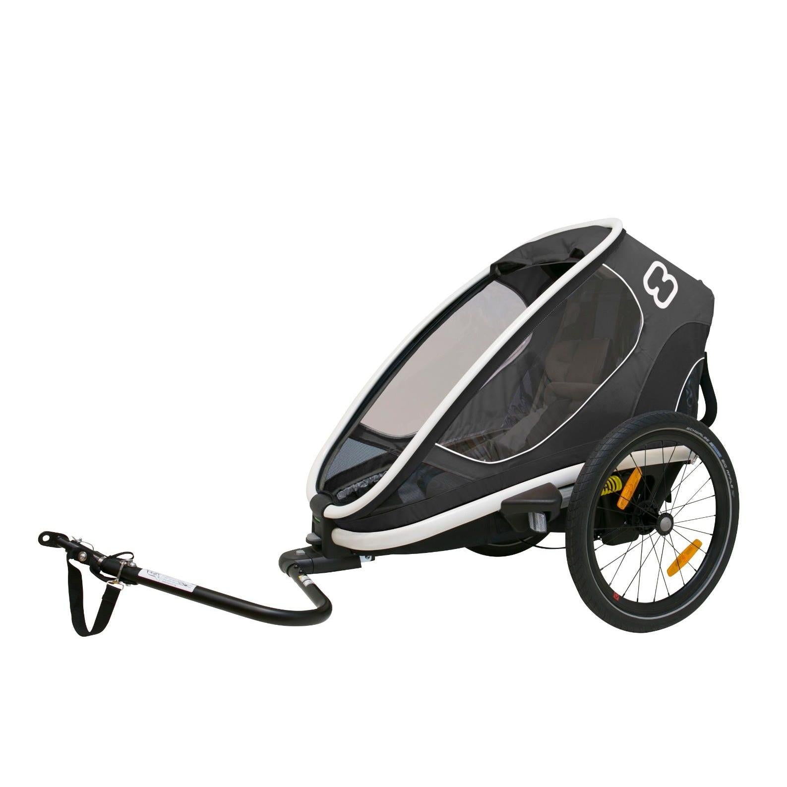 Hamax Outback One Trailer With Recline - One Child - Black Grey