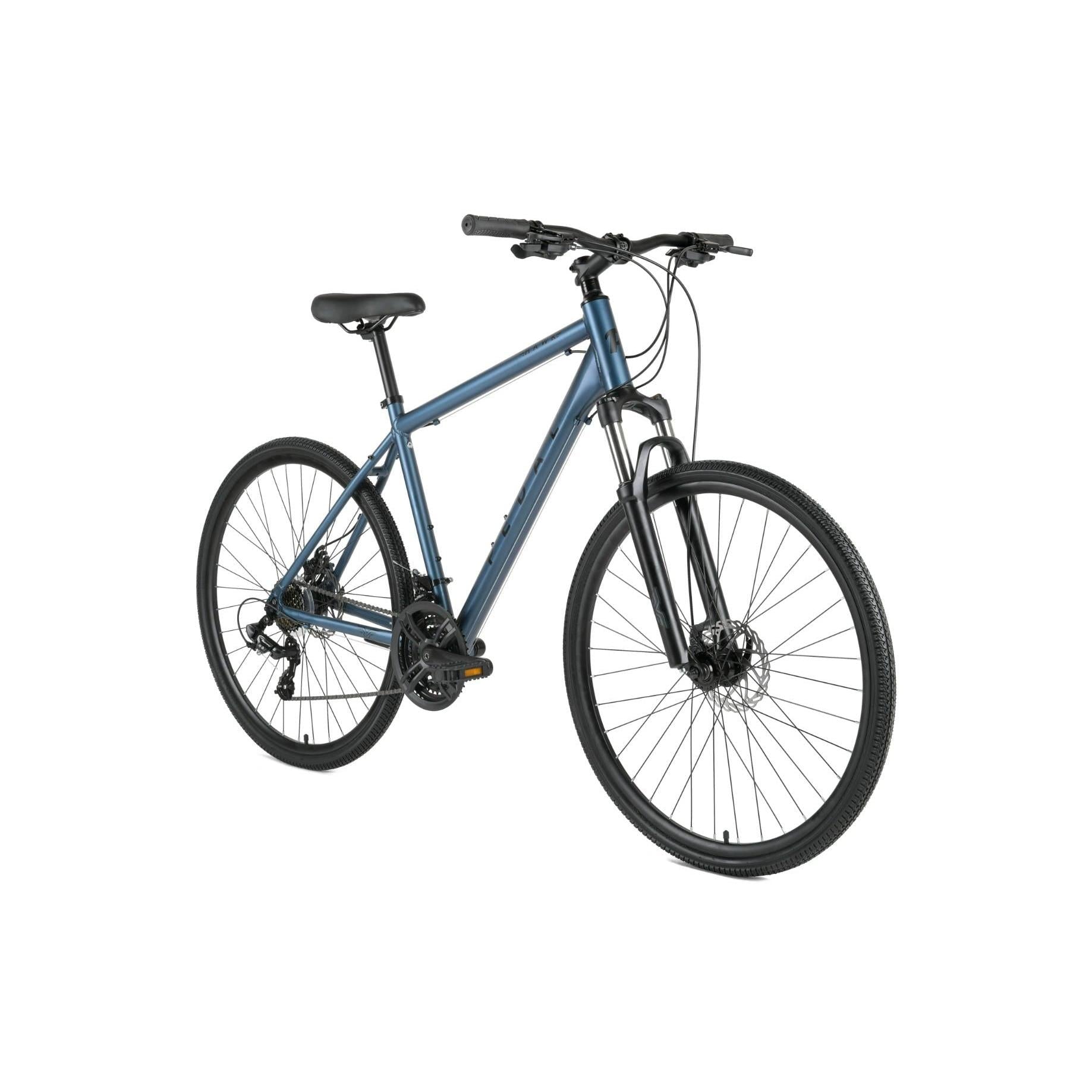 Pedal Hawk Hybrid Bike Blue – 99 Bikes - Main Image