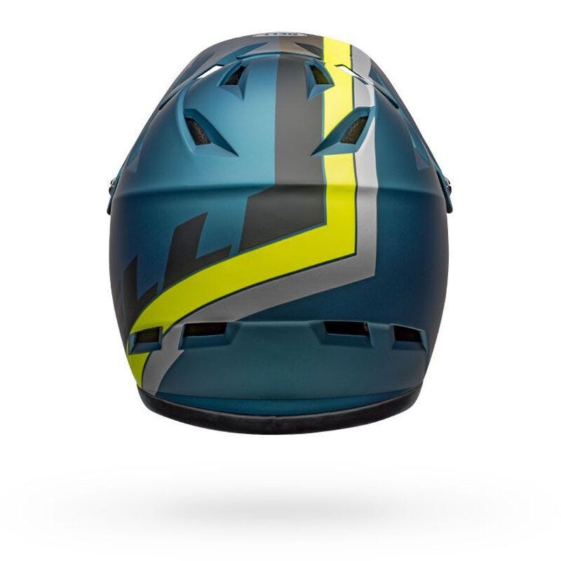 Bell Sanction Fullface Helmet Blue/Hi-Viz