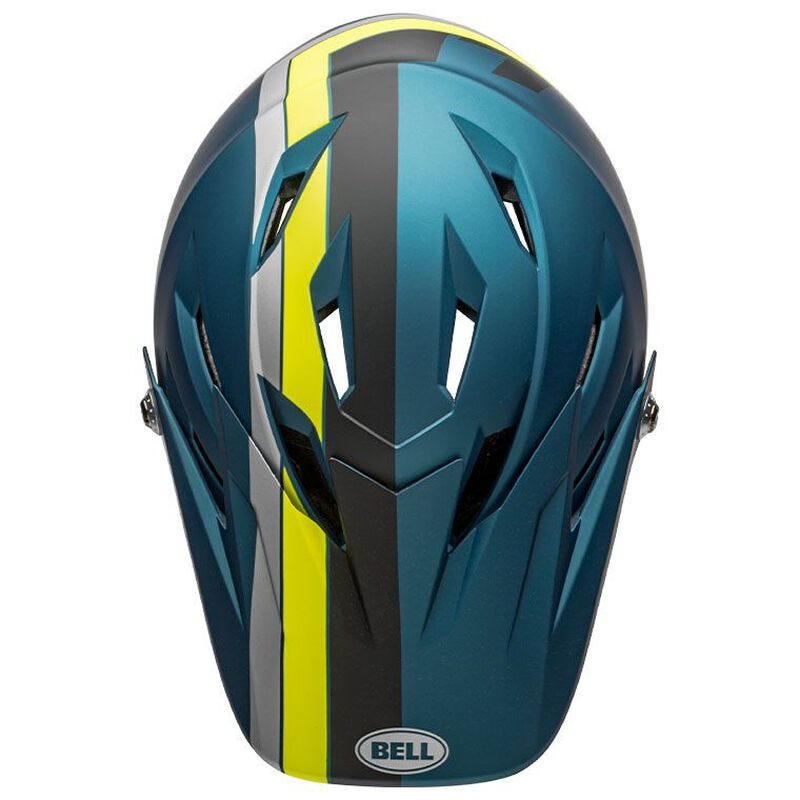 Bell Sanction Fullface Helmet Blue/Hi-Viz
