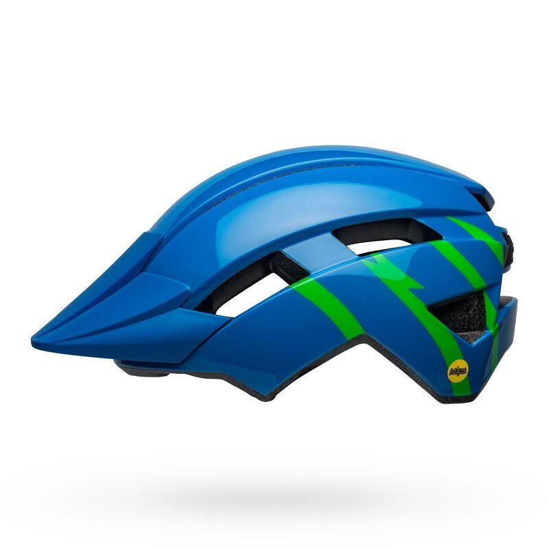 Helmets Bell Sidetrack II Blue/Green