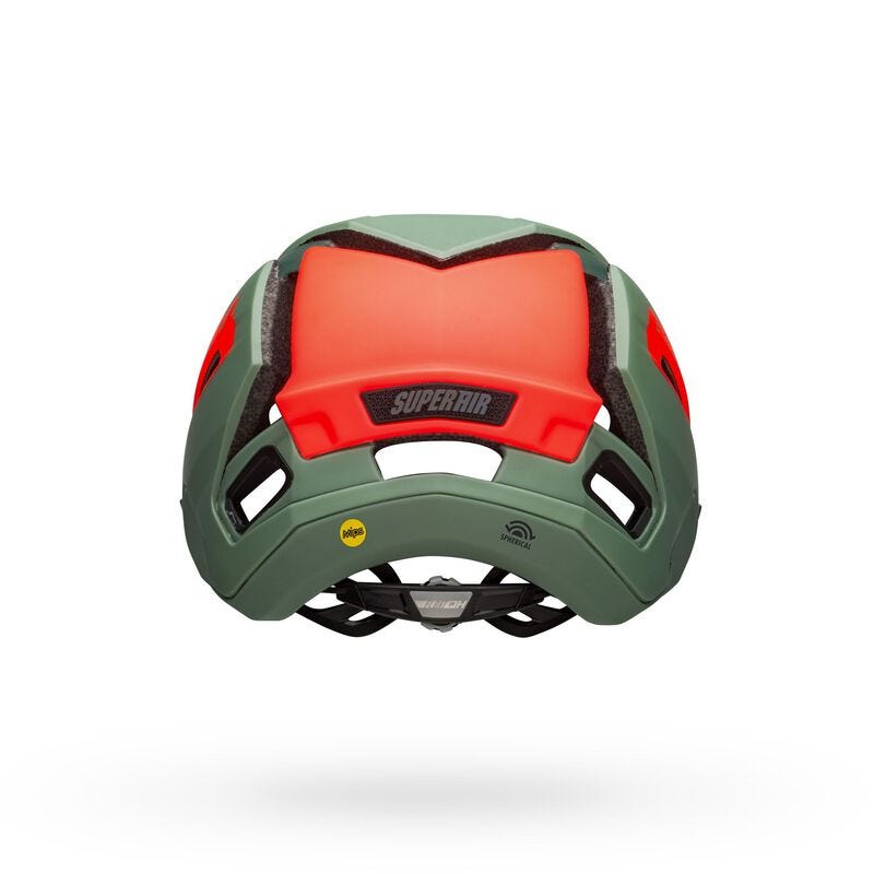 Bell Super Air R Spherical Mips Fullface Helmet Green/Infrared