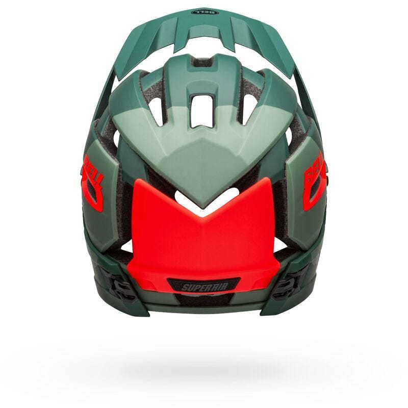 Bell Super Air R Spherical Mips Fullface Helmet Green/Infrared