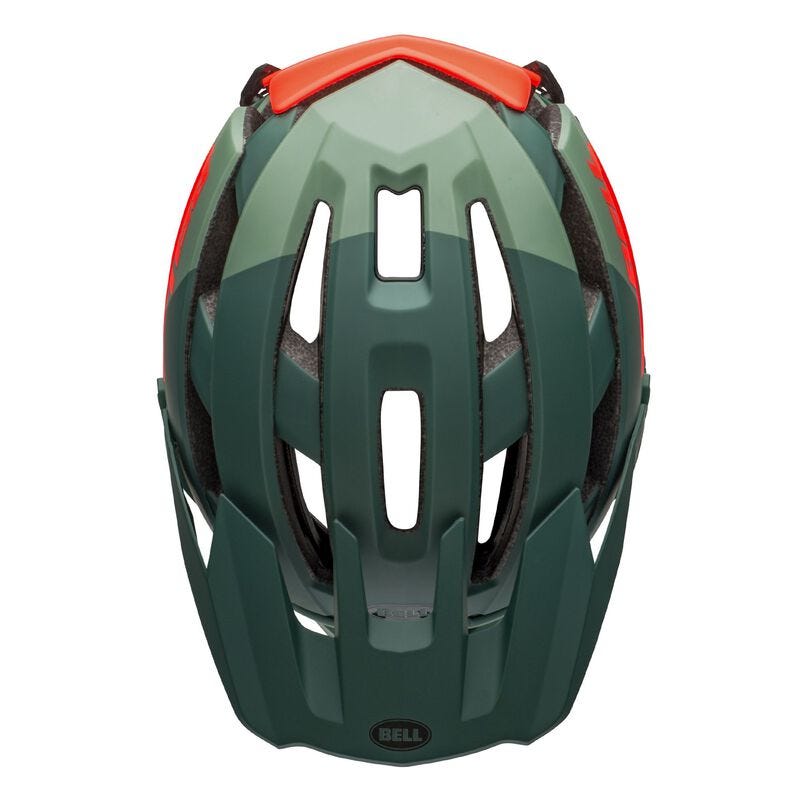 Bell Super Air R Spherical Mips Fullface Helmet Green/Infrared