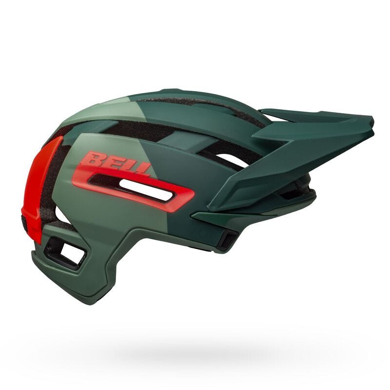 Bell Super Air R Spherical Mips Fullface Helmet Green/Infrared