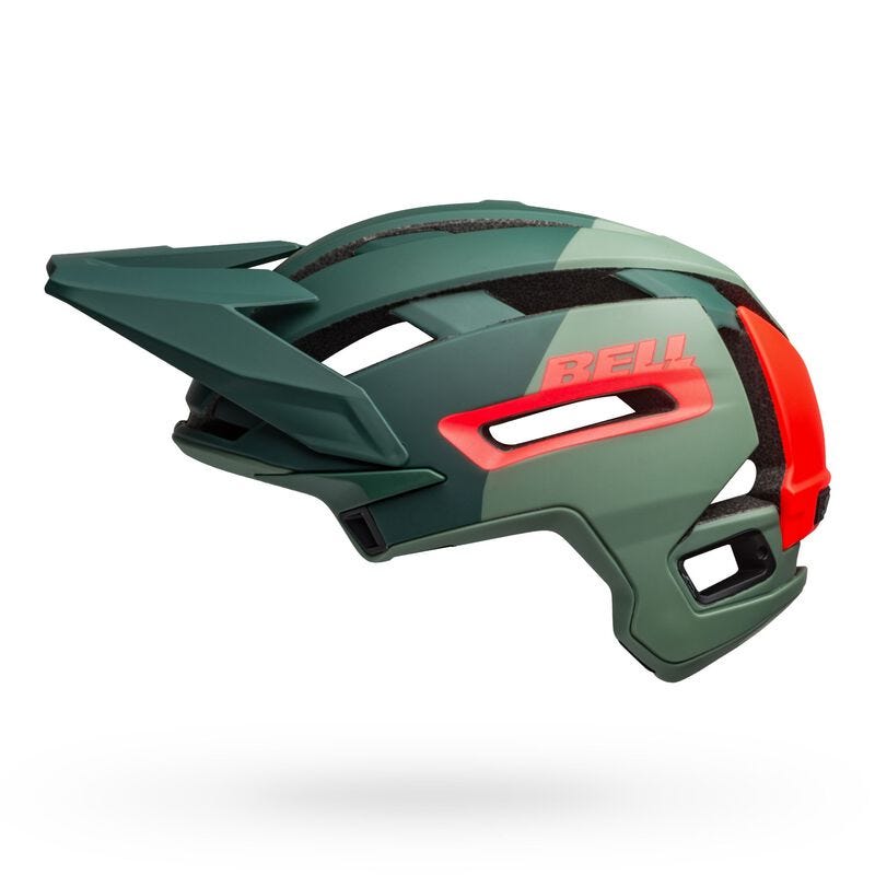 Bell Super Air R Spherical Mips Fullface Helmet Green/Infrared