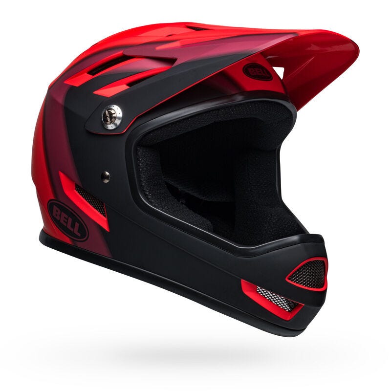 Fullface Bell Sanction Matte Red/Black