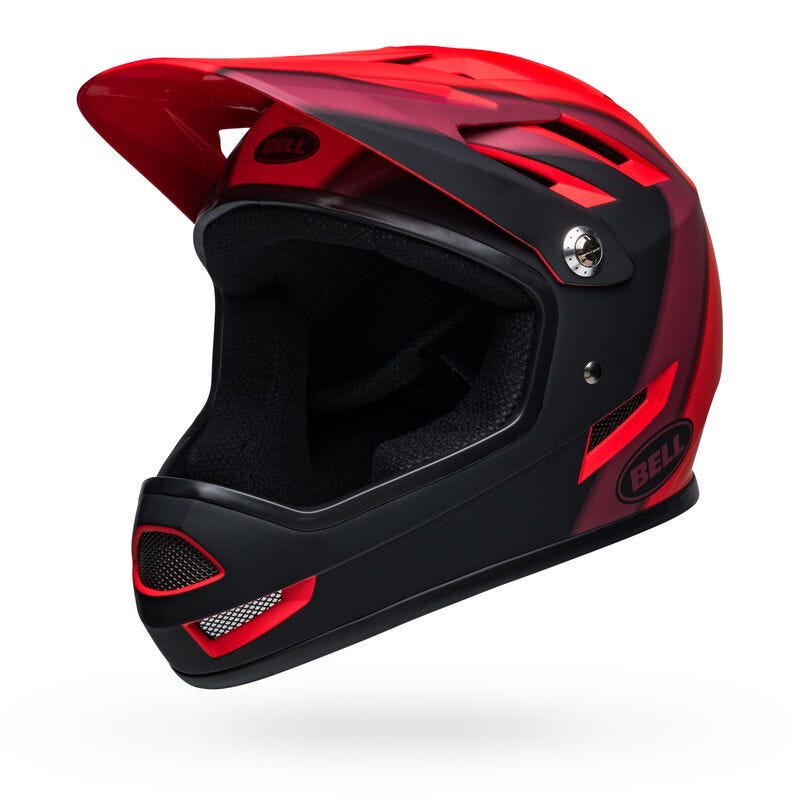 Fullface Bell Sanction Matte Red/Black