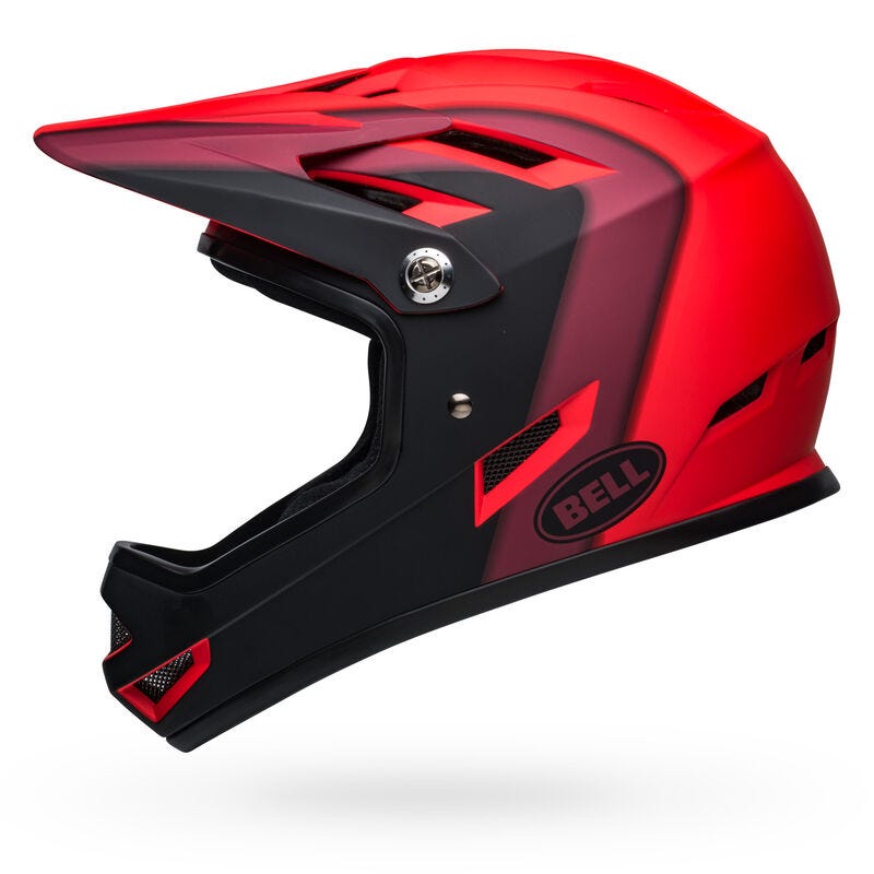 Fullface Bell Sanction Matte Red/Black