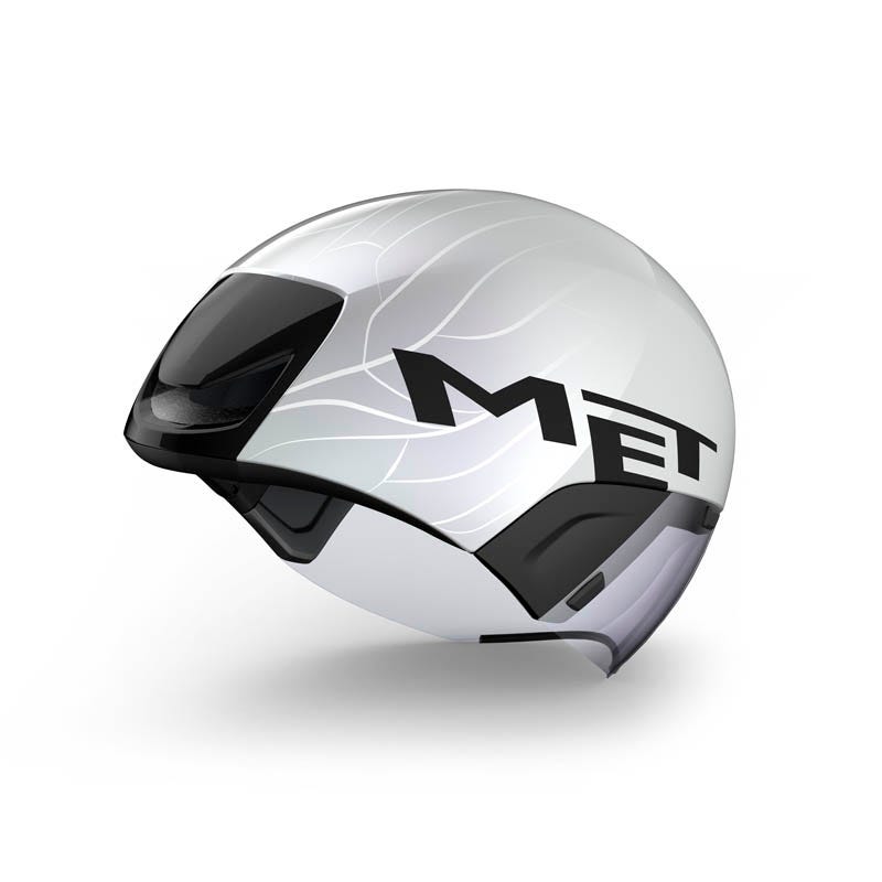 MET Codatronca Triathlon Helmet White/Silver