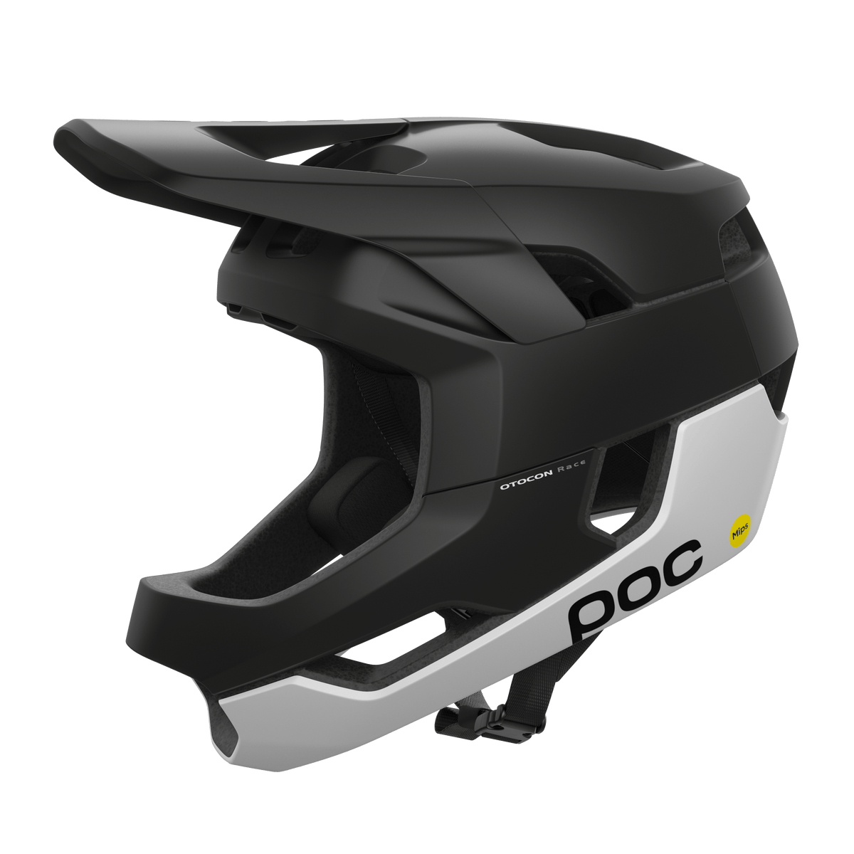 POC Otocon Race MIPS Full Face MTB Helmet Uranium Matte Black/Hydrogen White