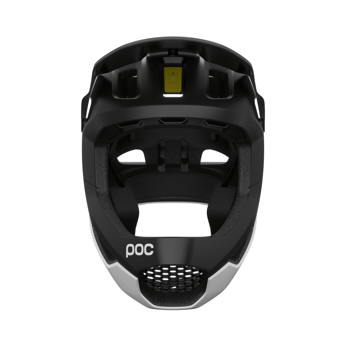 POC Otocon Race MIPS Full Face MTB Helmet Uranium Matte Black/Hydrogen White