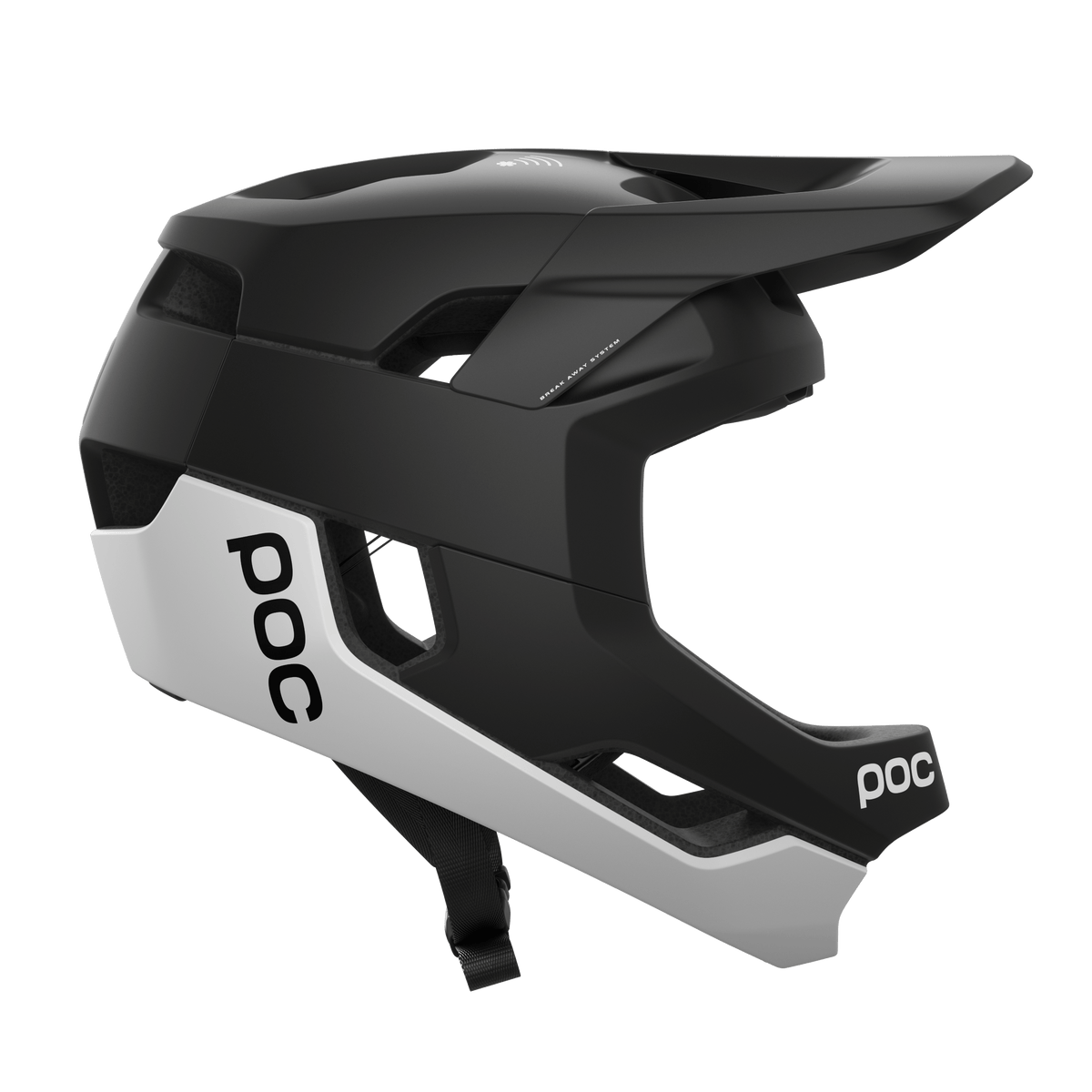 POC Otocon Race MIPS Full Face MTB Helmet Uranium Matte Black/Hydrogen White