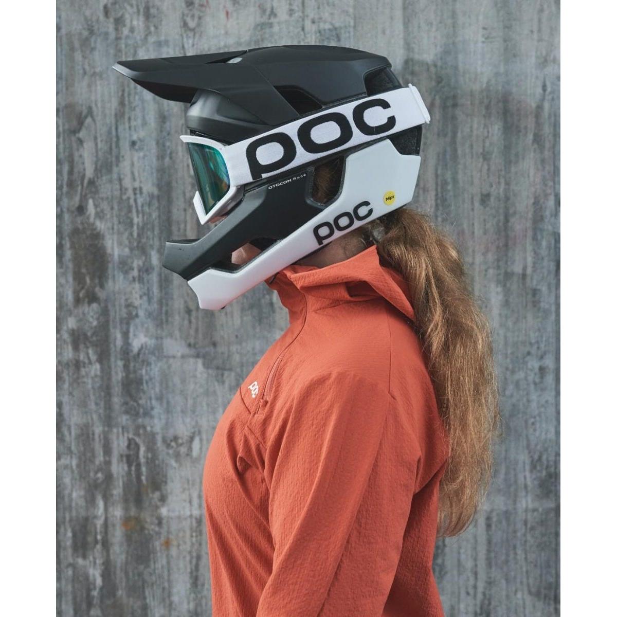 POC Otocon Race MIPS Full Face MTB Helmet Uranium Matte Black/Hydrogen White