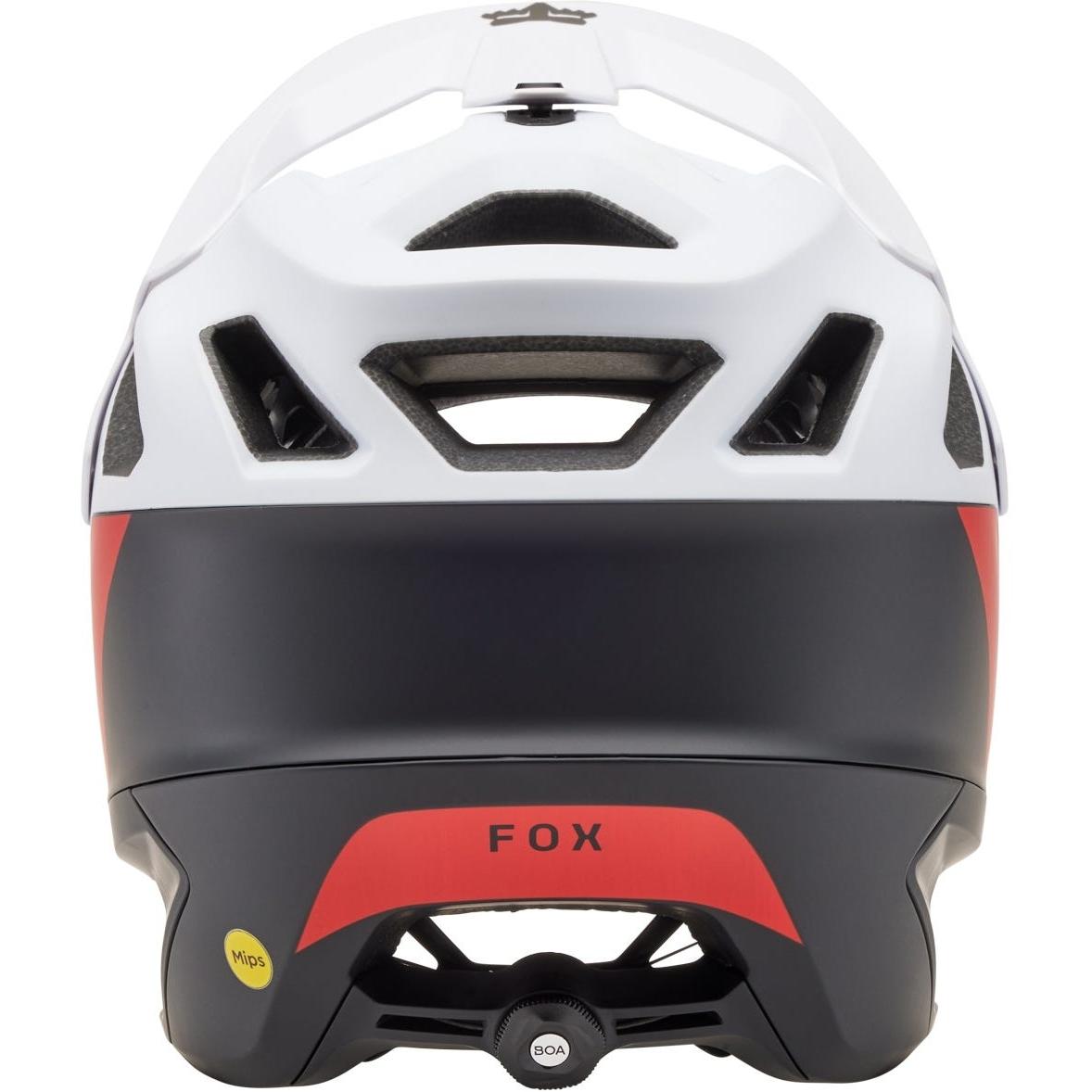FOX Dropframe Pro MTB Helmet Black/White 2024