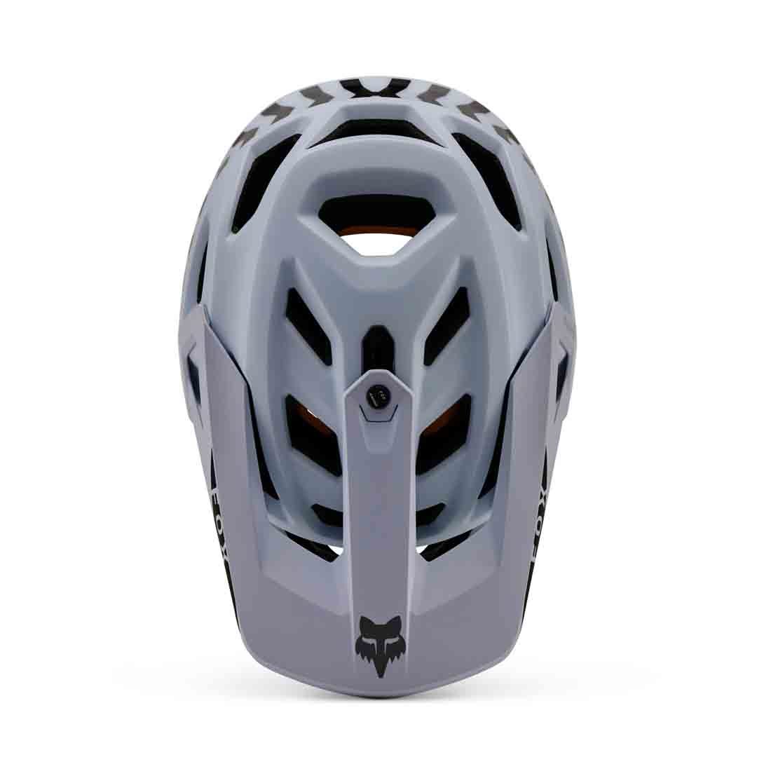 FOX Proframe Race Energy Fullface Helmet White 2024