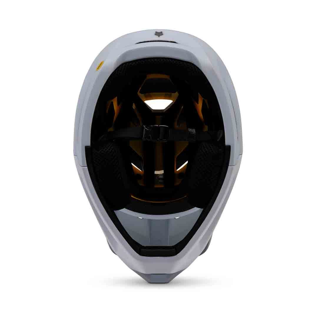 FOX Proframe Race Energy Fullface Helmet White 2024