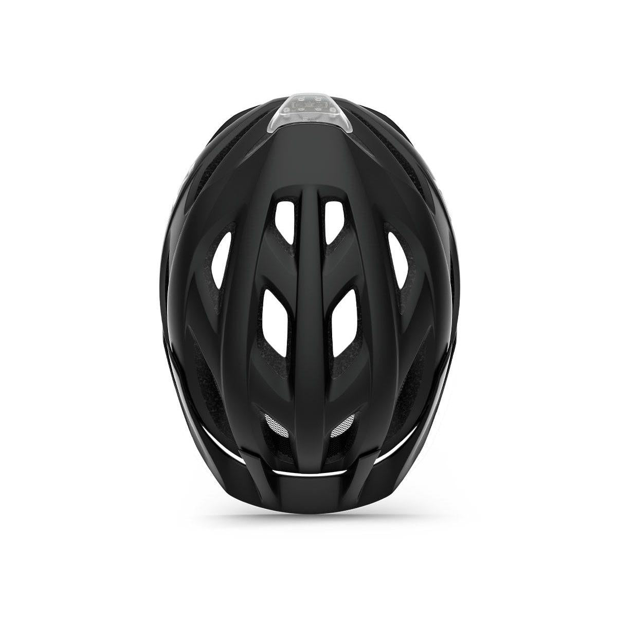 Met Crossover Helmet Black Matte with LIGHT
