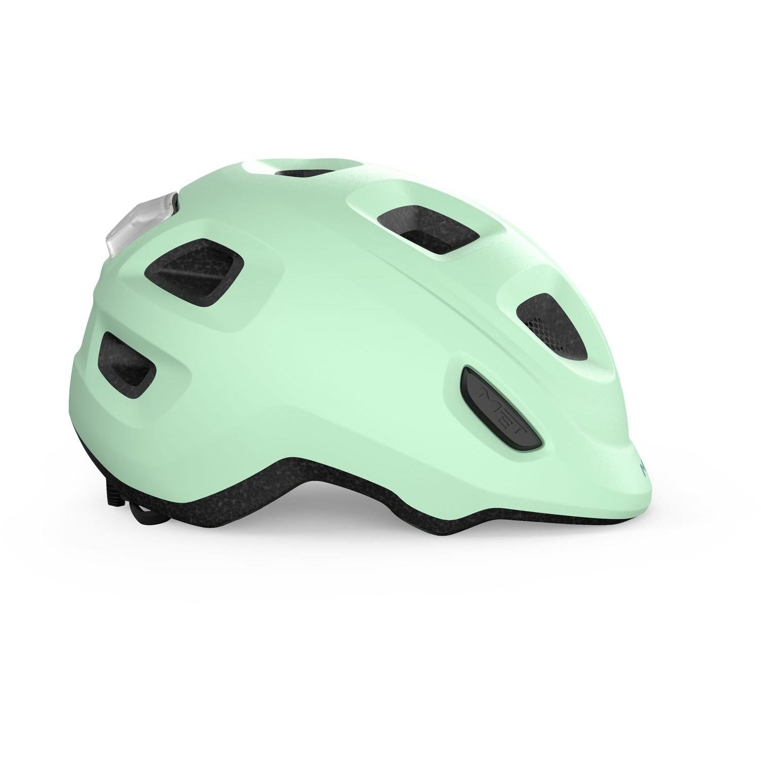 MET Hooray MIPS Kids Helmet Dusted Green with LIGHT