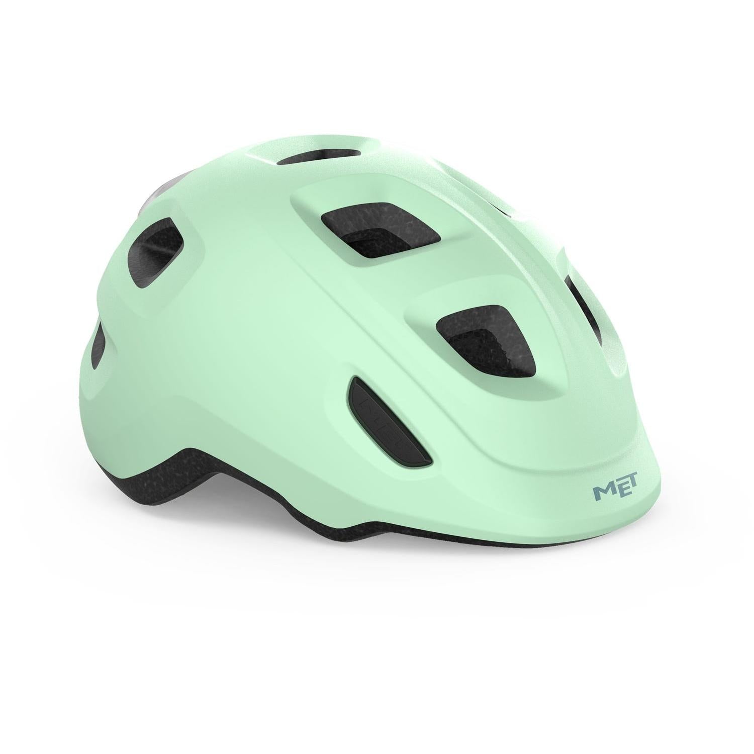 MET Hooray MIPS Kids Helmet Dusted Green with LIGHT