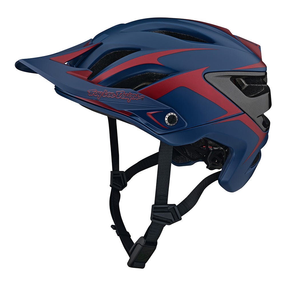 TLD A3 AS Fang Helmet MIPS DK Blue/Burgundy