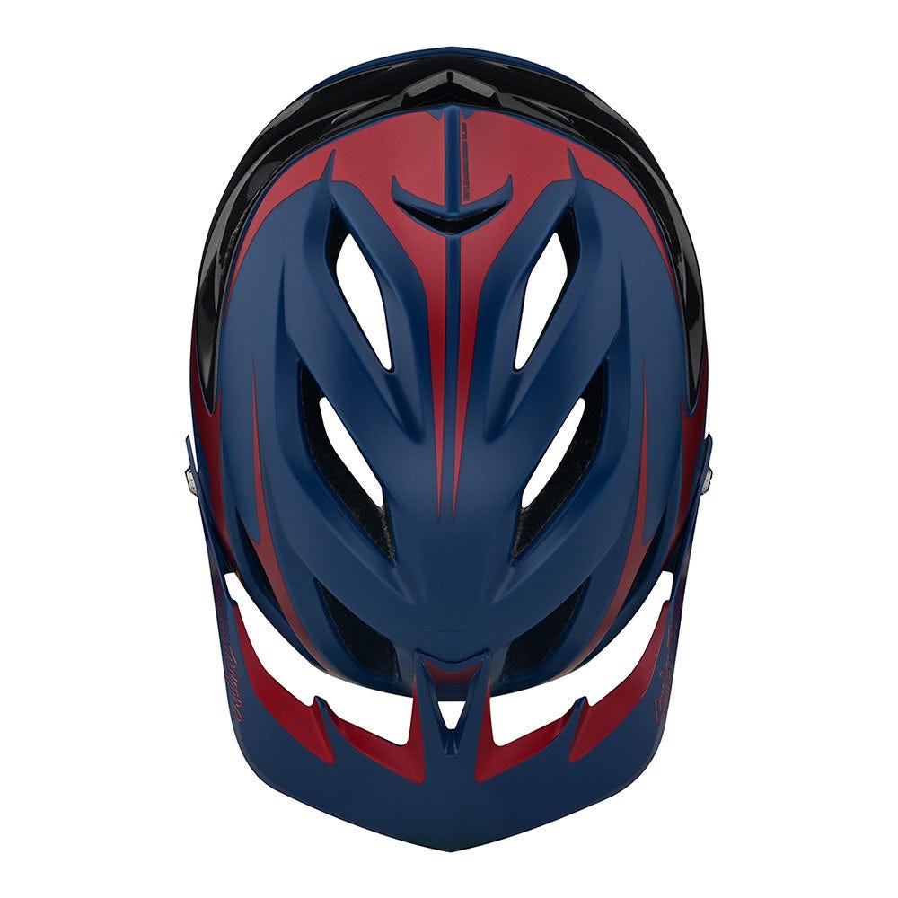 TLD A3 AS Fang Helmet MIPS DK Blue/Burgundy