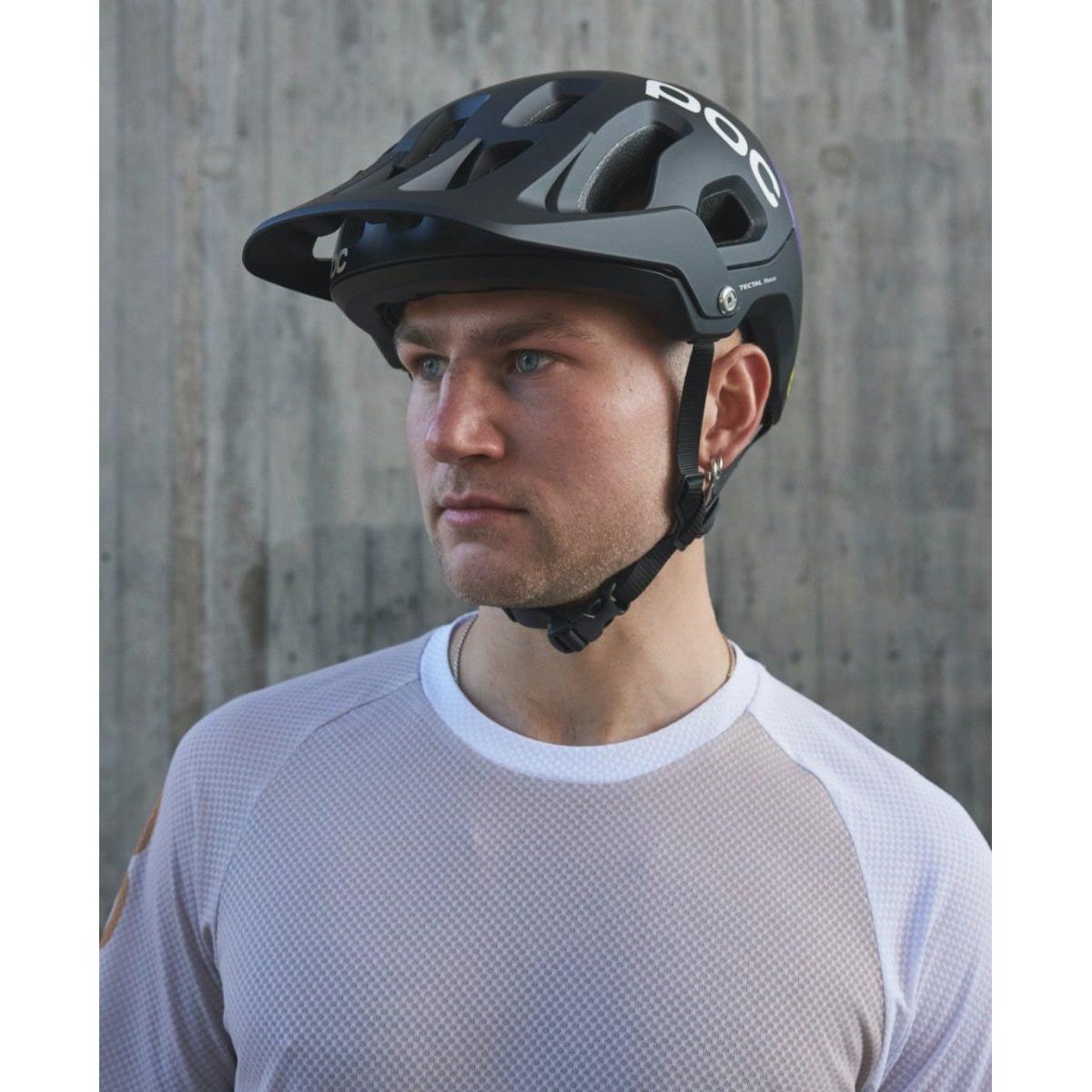POC Tectal Race MIPS MTB Helmet Uranium Black/White