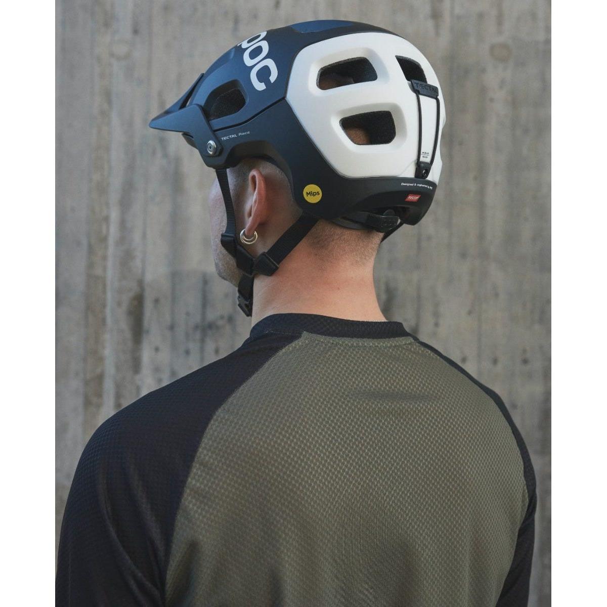 POC Tectal Race MIPS MTB Helmet Uranium Black/White