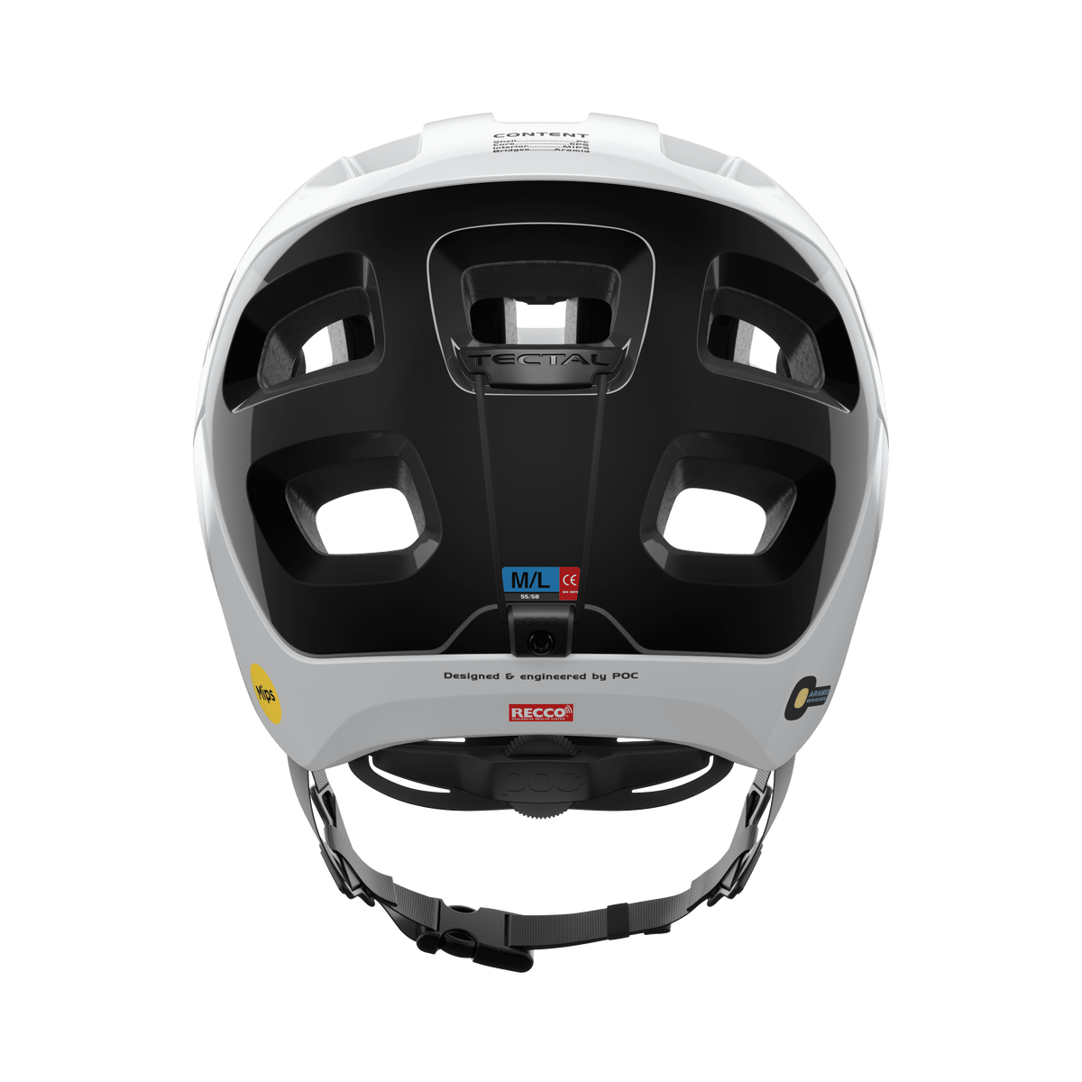 POC Tectal Race MIPS MTB Helmet Hydrogen White/Black