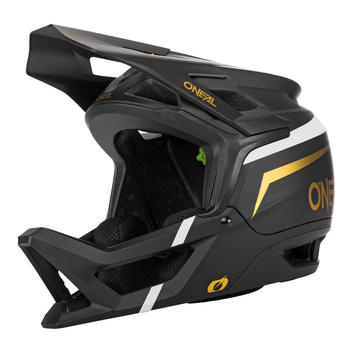 O'Neal Transition Fullface Helmet Flash Black/White/Gold