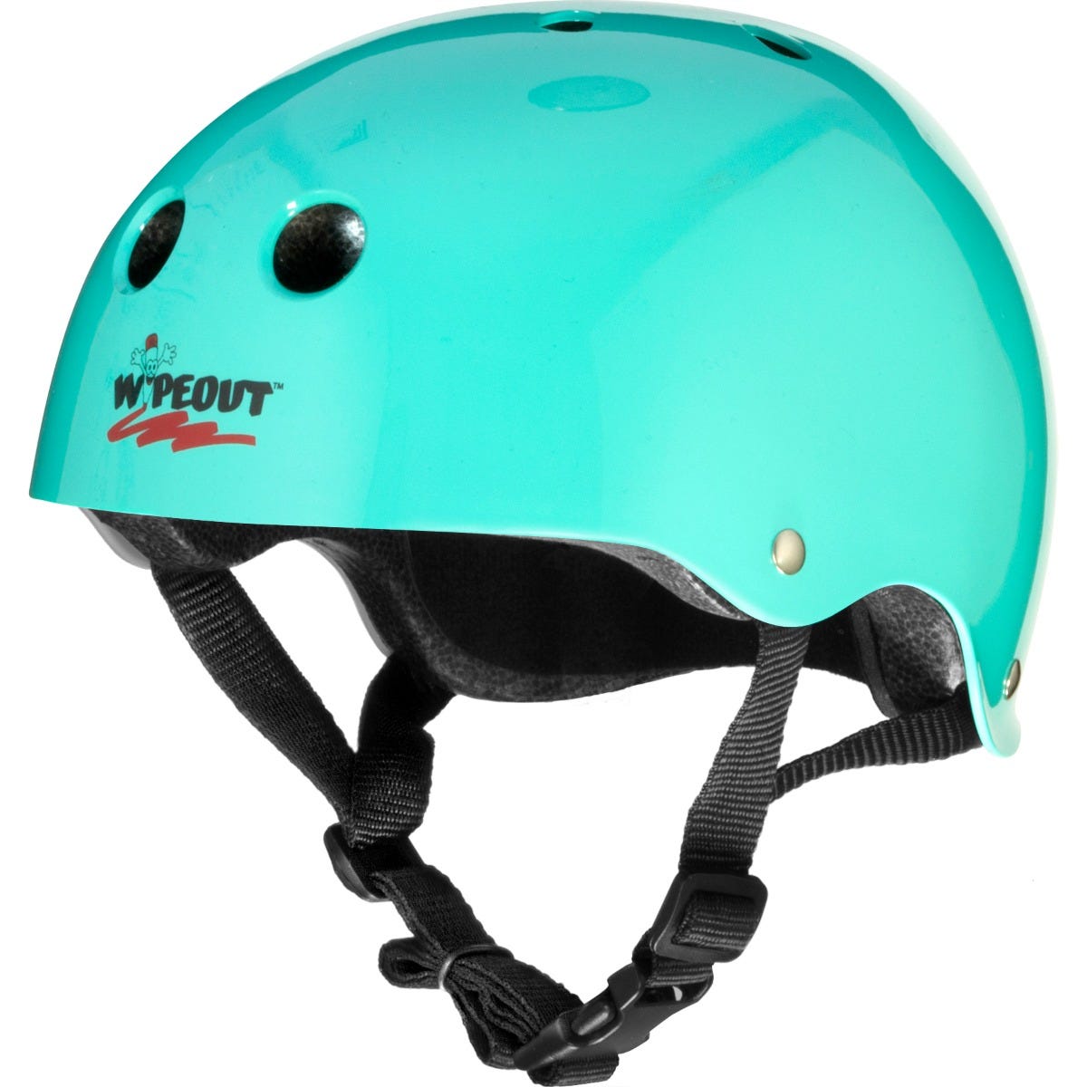 Wipeout Youth Helmet Teal Blue