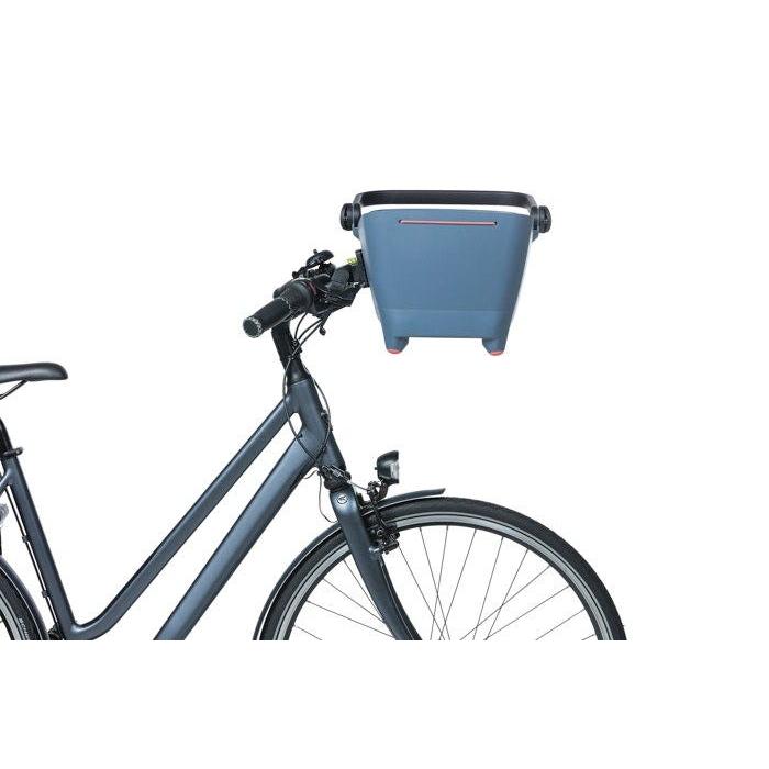 Basil Buddy Front Pet Basket with FK Denim
