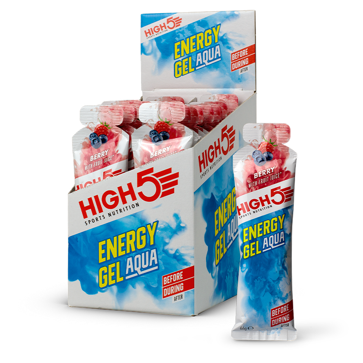 HIGH5 Energy Gel Aqua Berry Box of 20