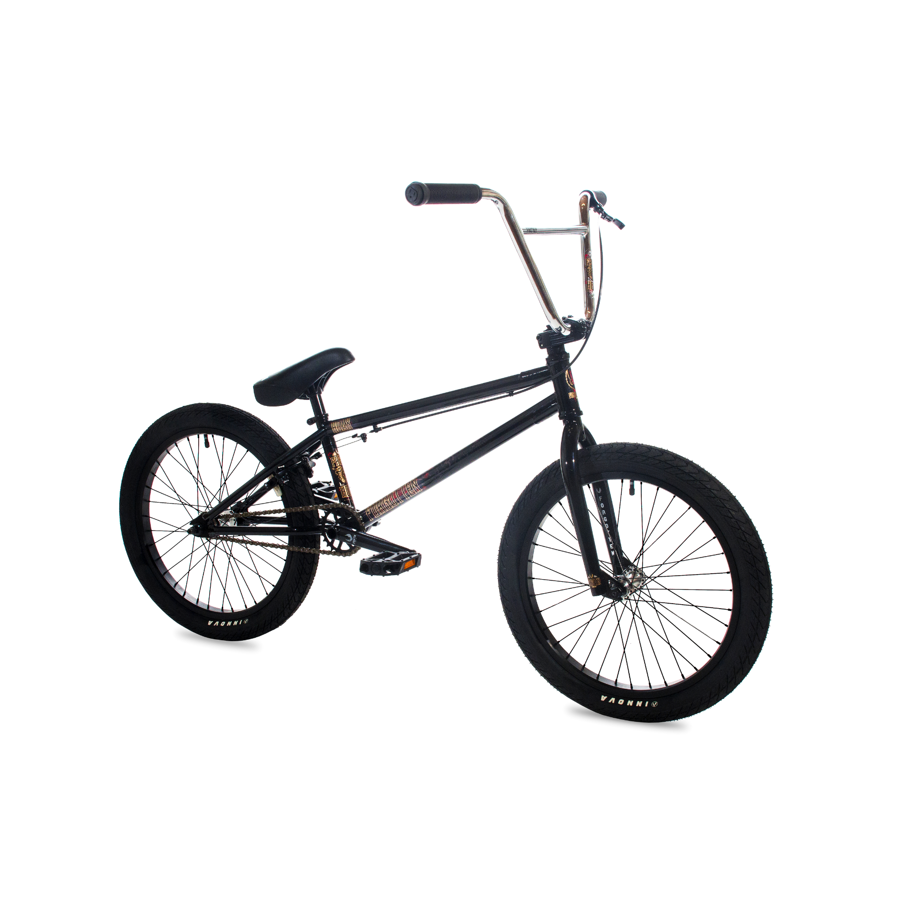 Forgotten Hoax BMX Bike 21 Inch TT Gloss Black