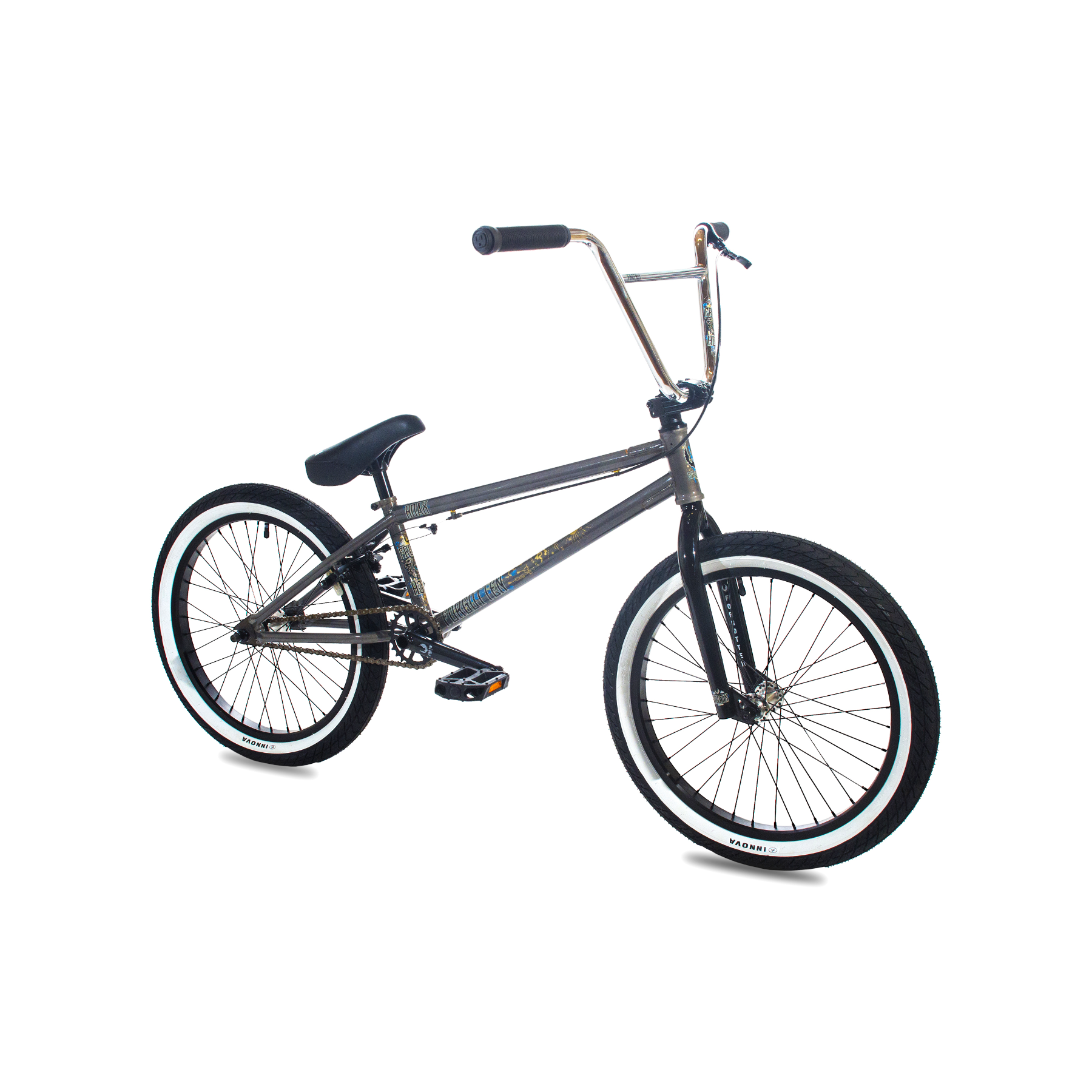 Forgotten Hoax 20 BMX Bike Gloss Clear/Raw