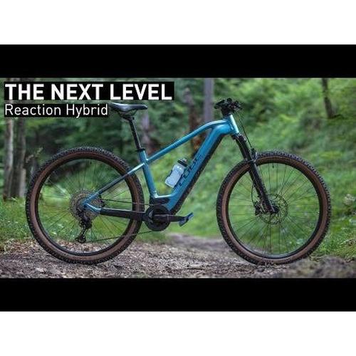 Cube Reaction Hybrid Pro 500 Allroad Electric Hardtail Bike Grey/Green – 99 Bikes