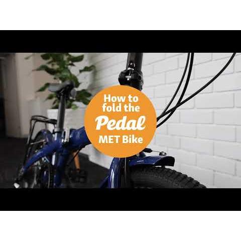 Pedal Met Folding Bike Dark Blue