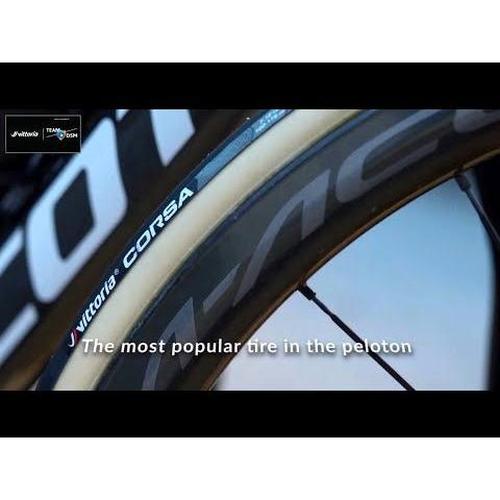 Vittoria Corsa Pro Folding Tyre 700 X 24C TLR G2 Black/Para